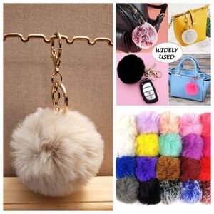 Cute Fashion Faux-Fur Puff Ball